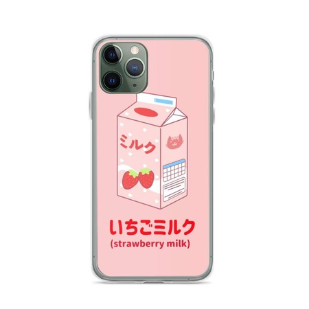 strawberry milk iPhone