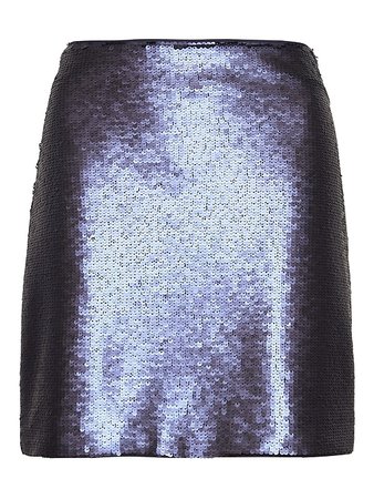 Sequin Mini Skirt | Banana Republic blue