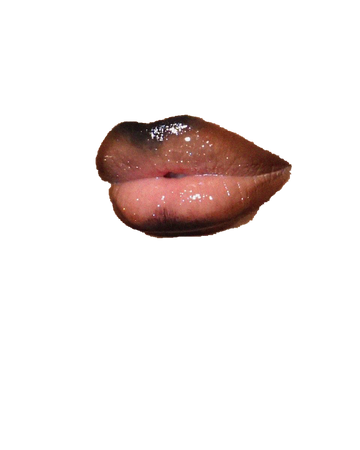 black lip liner with lip gloss JT lips