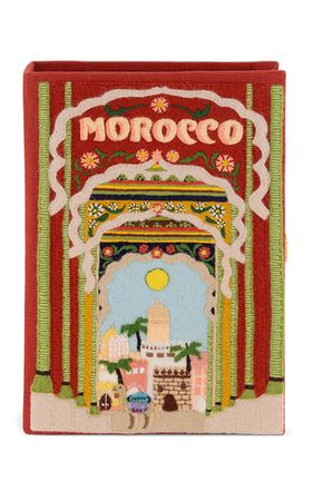 Morocco Book Clutch By Olympia Le-Tan | Moda Operandi