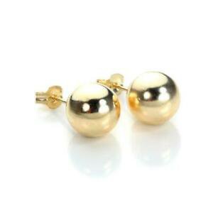 gold ball earrings - Google Search
