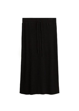 MANGO Cable knit skirt