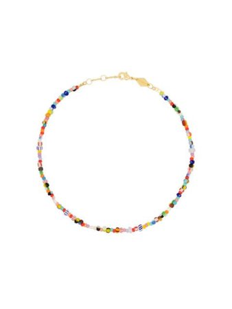 Anni Lu 18kt gold-plated Petit Alaia anklet - FARFETCH