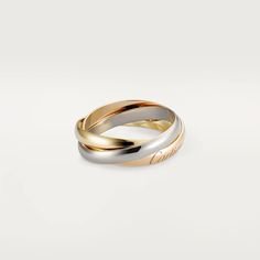 Trinity ring, small model - White gold, yellow gold, rose gold - Cartier