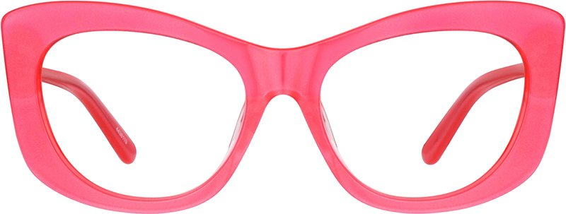 Pink Cat-Eye Glasses #4438119