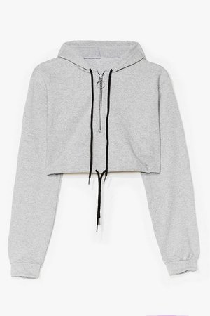 O-Ring It on Cropped Workout Hoodie | Nasty Gal