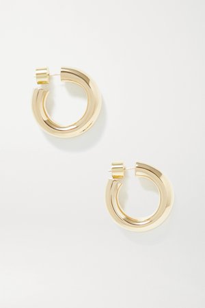 Gold Kevin Huggies gold-plated hoop earrings | Jennifer Fisher | NET-A-PORTER
