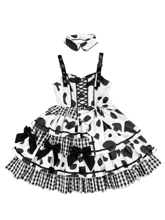 Cows Cotton Lolita Dress JSK by Diamond Honey