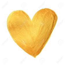 gold heart - Google Search