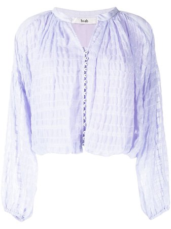 b+ab Embroidered long-sleeve Blouse - Farfetch