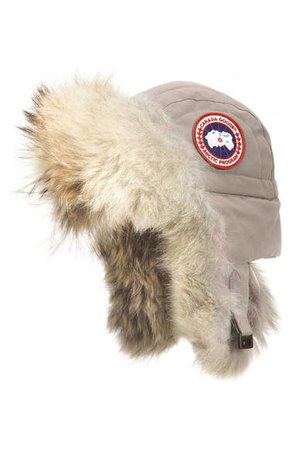 Canada Goose Aviator Hat with Genuine Coyote Fur Trim | Nordstrom