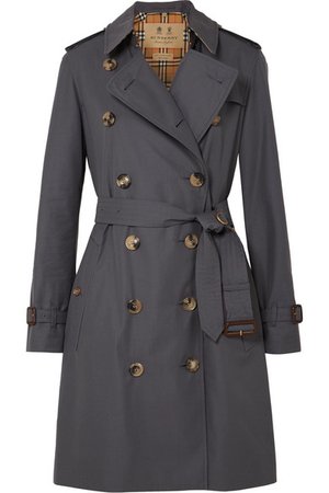 Burberry | The Kensington cotton-gabardine trench coat | NET-A-PORTER.COM