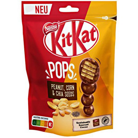 Γκοφρέτα Kit Kat Pops Peanut Corn and Chia Seeds 110g | Obliq.gr