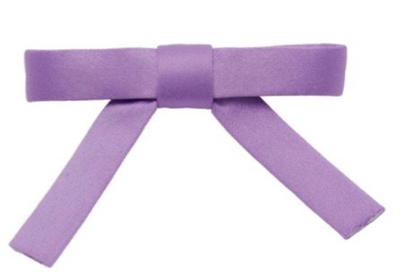 ashley williams purple bow hair clip
