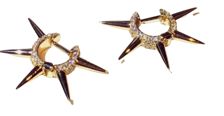 earrings with spikes