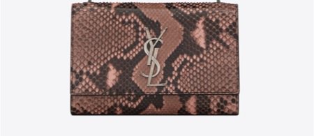 unchained snakeprint ysl clutch