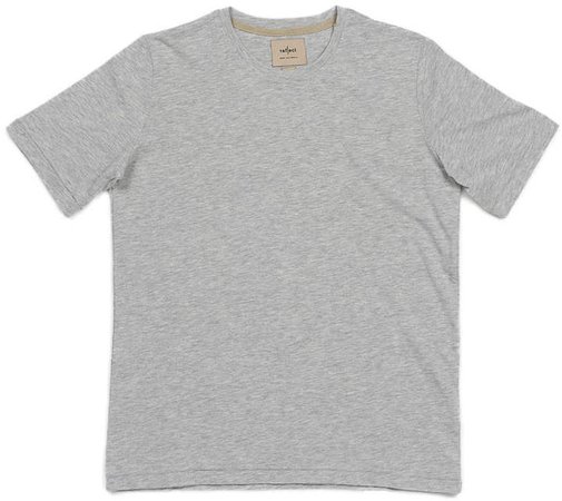 Reflect Studio - Soft Organic Cotton Crewneck T-Shirt Grey