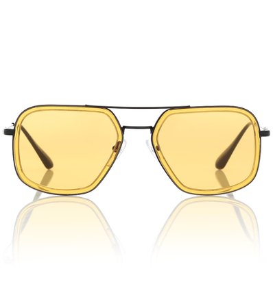 Square Aviator Sunglasses - Prada | Mytheresa