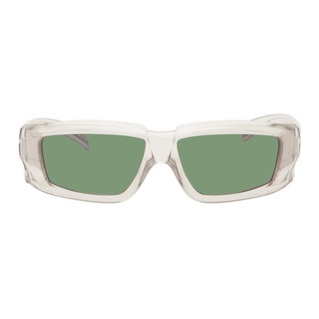 Rick Owens: Transparent Rick Sunglasses | SSENSE