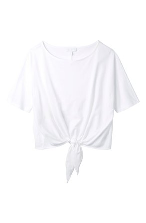 The White Company Tie Hem T-Shirt | Nordstrom