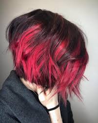 red and black pixie hair - Google Search