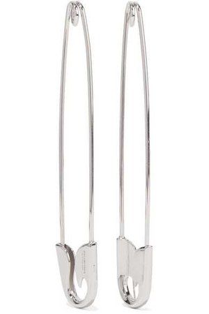 Balenciaga | Silver-tone earrings | NET-A-PORTER.COM