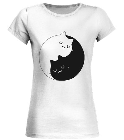 yinyang cats shirt