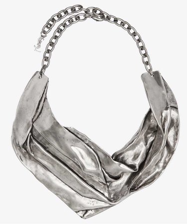 Saint Laurent metal necklace