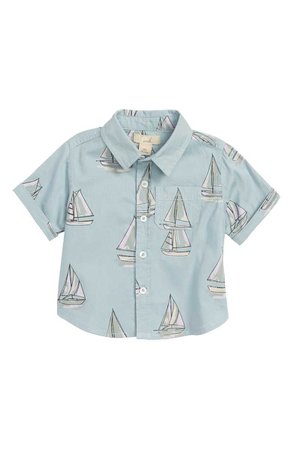 Peek Sailboat Shirt (Baby Boys) | Nordstrom