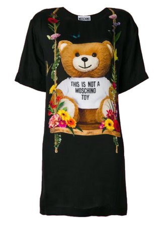 Moschino Teddy Bear T-Shirt Dress