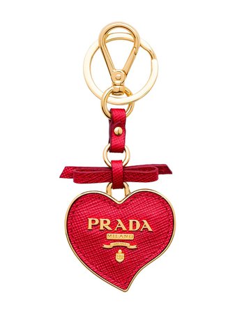 Prada Trick heart-shaped keychain - FARFETCH