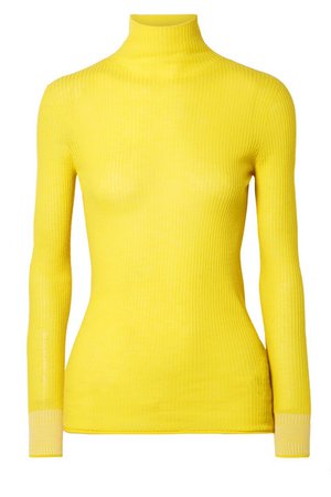 Victoria, Victoria Beckham | Ribbed wool turtleneck sweater | NET-A-PORTER.COM