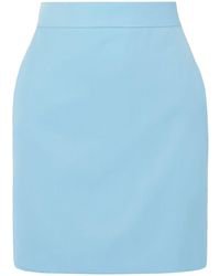 light blue mini skirt House of Holland