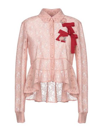 Rose' A Pois Lace Shirts & Blouses - Women Rose' A Pois Lace Shirts & Blouses online on YOOX United States - 38838078GF