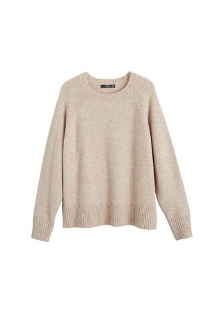 MANGO Wool-blend knit sweater