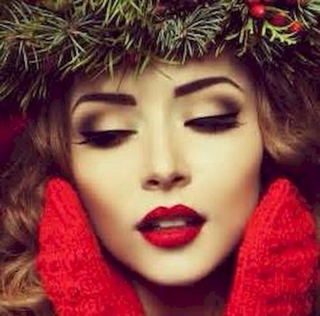 Christmas makeup - Pinterest