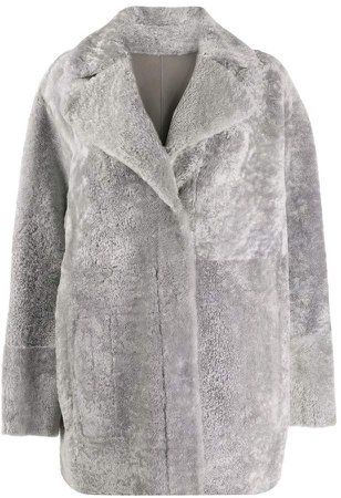 reversible double-breasted coat