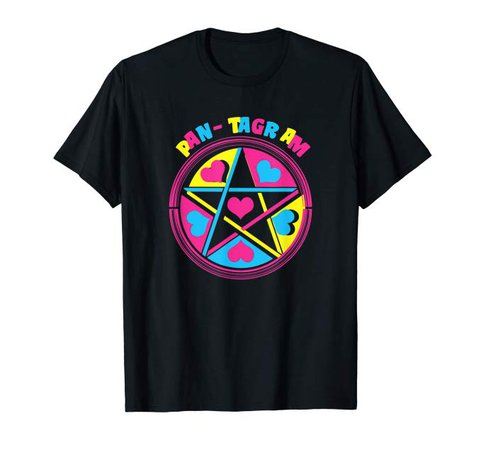 Amazon.com: LGBT Pantagram Pro Pansexual Transsexual No Gender Tshirt: Clothing