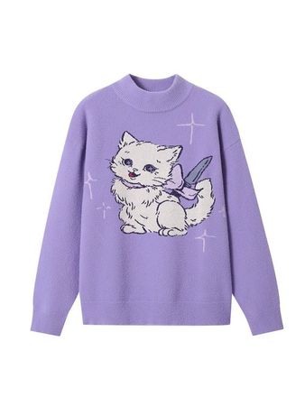 Cat Animal Retro Cute Knit - Chemical Girl – ARCANA ARCHIVE