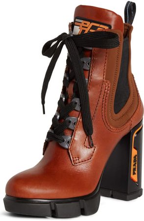 Prada Platform Block Heel Boot (Women) | Nordstrom