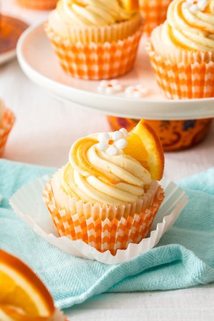 orange cupcakes - Google Search