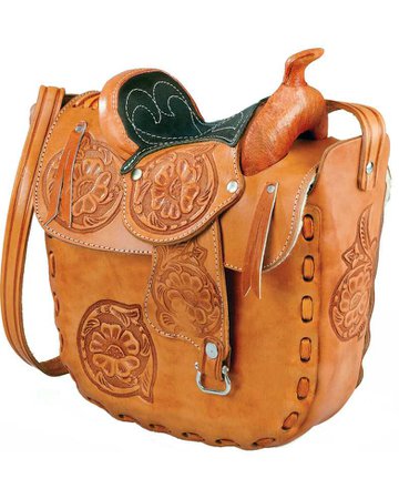 Western Express Women's Leather Saddle Bag - Country Outfitter