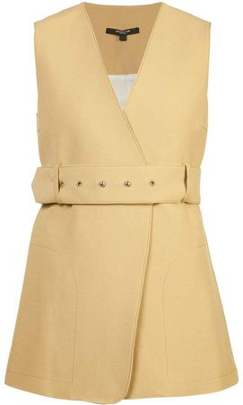 Sleeveless Belted Top