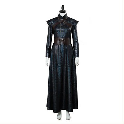 Game of Thrones S8 Sansa Stark Cosplay Costume Complete Outfit Halloween Dress | eBay