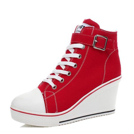 Red Wedge Converse