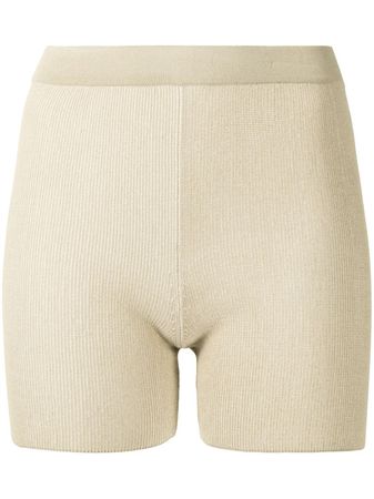 Jacquemus Arancia ribbed-knit Shorts - Farfetch