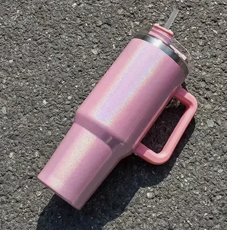 bottle pink glitter