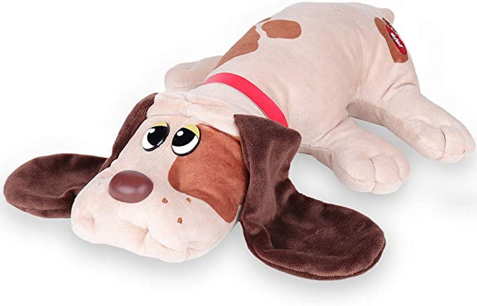 Amazon.com: Basic Fun Pound Puppies Classic Stuffed Animal Plush Toy - Great Gift for Girls & Boys - 17" - Beige with Brown Spots: Toys & Games