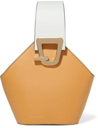 Danse Lente - Johnny Mini Smooth And Textured-leather Bucket Bag