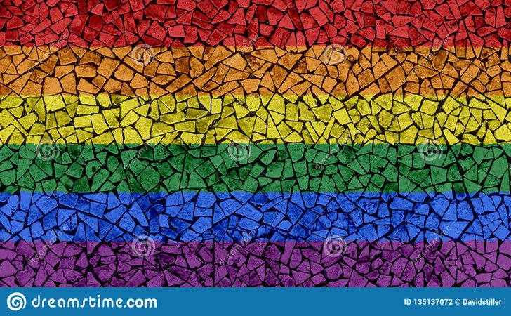 Pintura De Las Tejas De Mosaico Del Gay Pride Rainbow Flag Stock de ilustración - Ilustración de textura, fondo: 135137072